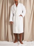 Pretty You Bamboo Towelling Dressing Gown, Cloud White