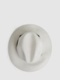 Reiss Anne Wool Fedora, Ivory