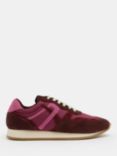 HUSH Rylee Retro Trainers, Berry/Pink