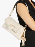 Dune Chelsea Leather Shoulder Bag, Cream