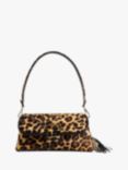 Dune Chelsea Leather Shoulder Bag, Leopard