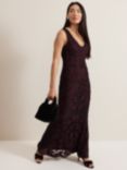 Phase Eight Montee Dress, Burgundy