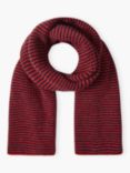 Brora Fine Stripe Cashmere Scarf