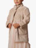 Angel & Rocket Kids' Briar Faux Fur Coat, Taupe