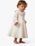 Angel & Rocket Kids' Fur Collar Dress, Ivory