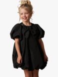 Angel & Rocket Kids' Puffball Bow Dress, Black