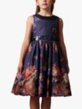 Angel & Rocket Kids' Sequin Bow Dress, Blue