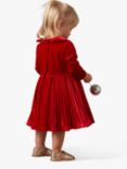 Angel & Rocket Baby Charlotte Velvet Dress, Red