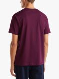 Benetton Organic Cotton T-Shirt, Dark Purple