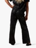 Angel & Rocket Kids' Tassel Sequin Trousers, Black