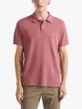 Benetton Regular Fit Polo Shirt, Plum, Plum