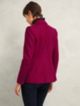 Hobbs Petite Hackness Wool Jacket, Pink