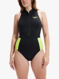 Speedo Sleeveless Thermal Swimsuit, Black