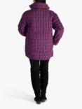 chesca Quilted Reversible Jacket, Purple/Multi