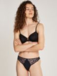 Calvin Klein Instinct Lace Thong, Black