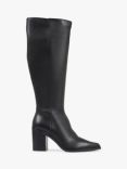 Jones Bootmaker Cagliaril Leather Knee High Boots, Black