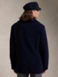 Polo Ralph Lauren Tailored Fit Wool Blend Pea Coat, Navy