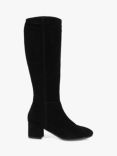 Jones Bootmaker Lou Lou Suede Calf Boots, Black