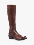 Jones Bootmaker Rachel Leather Slim Calf Fit Riding Boots, Tan