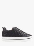 Jones Bootmaker Alexandrite Leather Diamond Quilted Trainers