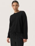 Soaked In Luxury Spina Boxy Knit Jumper, Black