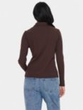 Saint Tropez Goda Rib Knit Shirt, Dark Oak