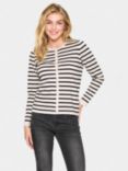 Saint Tropez Mila Slim Fit Stripe Cardigan