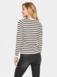 Saint Tropez Mila Slim Fit Stripe Cardigan