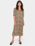 Saint Tropez Gazel Animal Print Dress, Multi