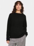 Saint Tropez Garbie Wool Blend Jumper, Black