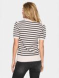 Saint Tropez Mila Stripe Short Sleeve Knit