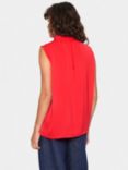 Saint Tropez Aileen High Neck Sleeveless Blouse, Lollipop