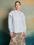 Sister Jane Pirouette Jewel Collar Shirt, Blue