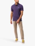 Psycho Bunny Classic Pique Polo Shirt, Purple