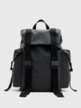 AllSaints Mars Cotton Blend Military Backpack, Black