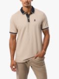 Psycho Bunny Kent Pique Polo Shirt, Stone