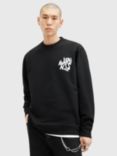 AllSaints Orlando Crew Neck Jumper, Black