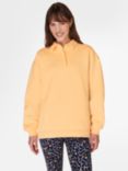 Sweaty Betty Powerhouse Henley Sweatshirt, Sunny Orange