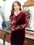 HotSquash Velvet Embroidered Dress