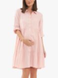 Ripe Adel Linen Blend Maternity Dress, Soft Pink