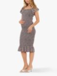 Ripe Cyprus Shirred Maternity Dress, Black