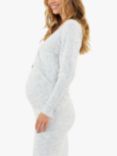 Ripe Heidi Knit Maternity & Nursing Dress, Snow Marle