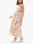 Ripe Maya Maternity Floral Linen Blend Dress, Natural