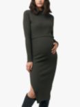 Ripe Nella Rib Knit Maternity & Nursing Dress, Ivy