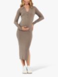 Ripe Sammy Knit Polo Maternity Dress