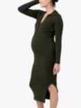 Ripe Sammy Knit Polo Maternity Dress, Ivy