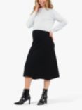 Ripe A-Line Knit Maternity Skirt, Black