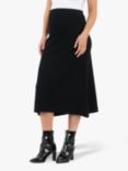 Ripe A-Line Knit Maternity Skirt, Black