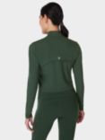 Sweaty Betty Super Soft Half Zip Gym Top, Trek Green