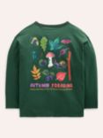 Mini Boden Kids' Educational Cotton T-Shirt, Jewel Green